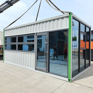 Contenedor Modular para el hogar pequeño y moderno de lujo, puerta de cristal para restaurante, Hotel, apartamento, Panel sándwich de acero construido - Product Image 1