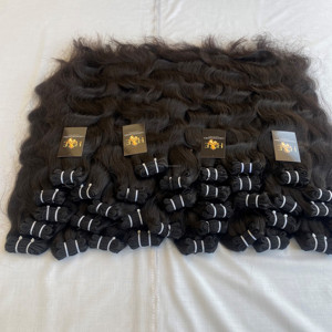 Extensions de cheveux humains Remy, cheveux humains, ticule vierge, doublement étiré, aligné, bouclés - Product Image 1