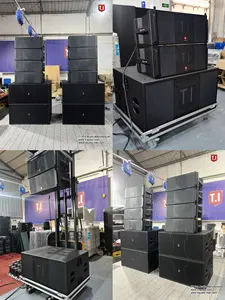 High Quality Passive Waterproof Line Array System Dual 10 Inch 2 Way Audio Sound Equipment Speaker For Stage Performance