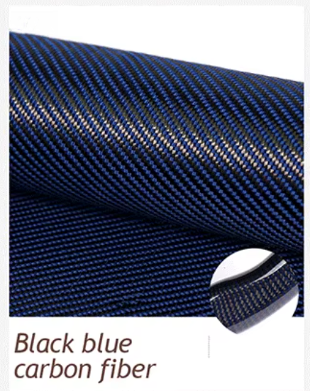 1-คาร์บอนไฟเบอร์สีน้ำเงินดำ