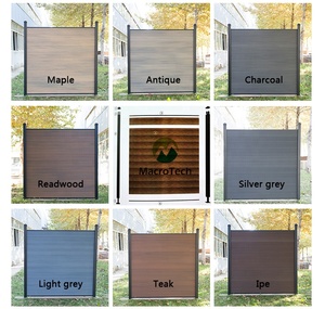 Poteau de clôture Composite WPC clôture de jardin Installation et retrait faciles <span class=keywords><strong>bois</strong></span> avec aluminium naturel Type de <span class=keywords><strong>bois</strong></span> traité sous pression - Product Image 6