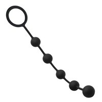 Analplug mit Analkugeln Analsex-Spielzeug mit Sicherheits-Zugring, Prostata-Massage-Stimulator Flexible Anal-Ketten-Spielzeuge für Männer
