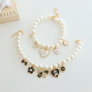 Collar para Mascotas con Lazo, Perla y Flor, Accesorios para Perros y Gatos - Product Image 2