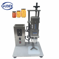 Machine de capsulage de bouteilles à large ouverture Gubek Desktop Jar Can Press