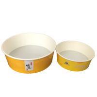 Bol en papier coréen jetable de 3100 ml et 3300 ml, compatible avec les plaques à induction, à capacité super grande