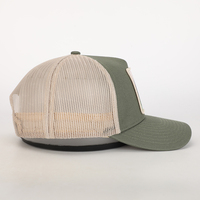 Gorra Trucker Clásica Personalizada de Alta Calidad para Hombre, con 5 Paneles, Logotipo Bordado en 3D, Malla y Cierre a Presión, de Sarga de Algodón