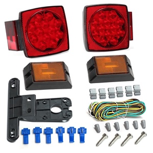 Nuevo Kit de Luces LED Cuadradas de Repuesto para Remolque, Sumergibles, de Freno, Direccional, Traseras y Laterales, 12V, 1000kg de Carga Útil, para RV/Camión/Tractor - Product Image 3
