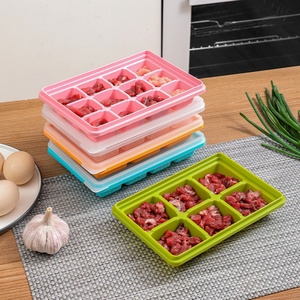 2sets Food Preparation <b>Box</b> Frozen Meat Crisper Freezer Refrigerator Storage <b>Box</b> Sealed for Kitchen - Product Image 1