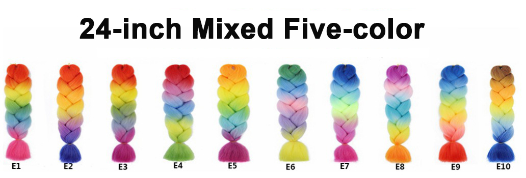 24-inch Mixed Five-color