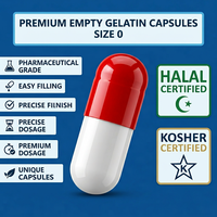 Capsule végétale de gélatine vide pharmaceutique HALAL