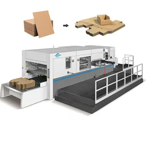 MHK-FC Series High Speed Lead Edge Feeding Corrugated Cardboard Box Die Cutter Machine