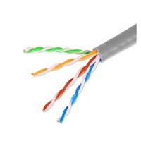 Cable de Red Ethernet LAN UTP Sin Blindaje para Interiores, 4 Pares, 24AWG, Conductor OFC, Revestimiento de PVC, CCA, 305m, 1000 pies, Cat5, Cat5e