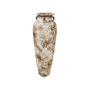 Fournisseur chinois d'arrangements de <span class=keywords><strong>fleurs</strong></span> séchées simples, pots de plantes en céramique de style rétro - Product Image 5