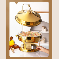 Chauffe-plat direct usine pas cher restaurant hôtel bar marmite chauffe-plat buffet restauration acier inoxydable