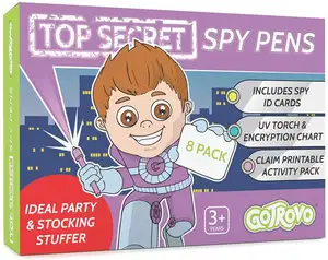 Onzichtbare Inkt Pen 2020 Verbeterde Spy Pen 36 Pack Onzichtbare Inkt Pen Met Uv Licht Magic Marker Voor Secret Bericht ideeën Pasen