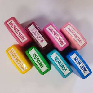 Catégorie de produit Fourniture directe Paquet de 5 sceaux d'encouragement à combinaison espagnole Différentes couleurs pour les commentaires des enseignants - Product Image 5