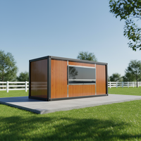 Maison conteneur en acier démontable très demandée pour café, parc et restaurant - Mini-maison mobile moderne