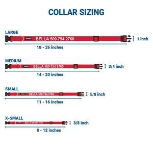 Personalized <strong>Dog</strong> <strong>Collar</strong> Soft Neoprene <strong>Embroidered</strong> <strong>Name</strong> Logo Phone Number Reflective Nylon Padded <strong>Dog</strong> Pet <strong>Collar</strong> for All Breeds - Product Image 3
