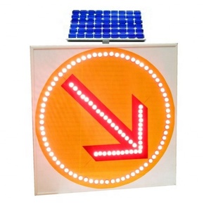 Disesuaikan LED Solar Powered LED Lalu Lintas Tanda Peringatan Papan - Product Image 5