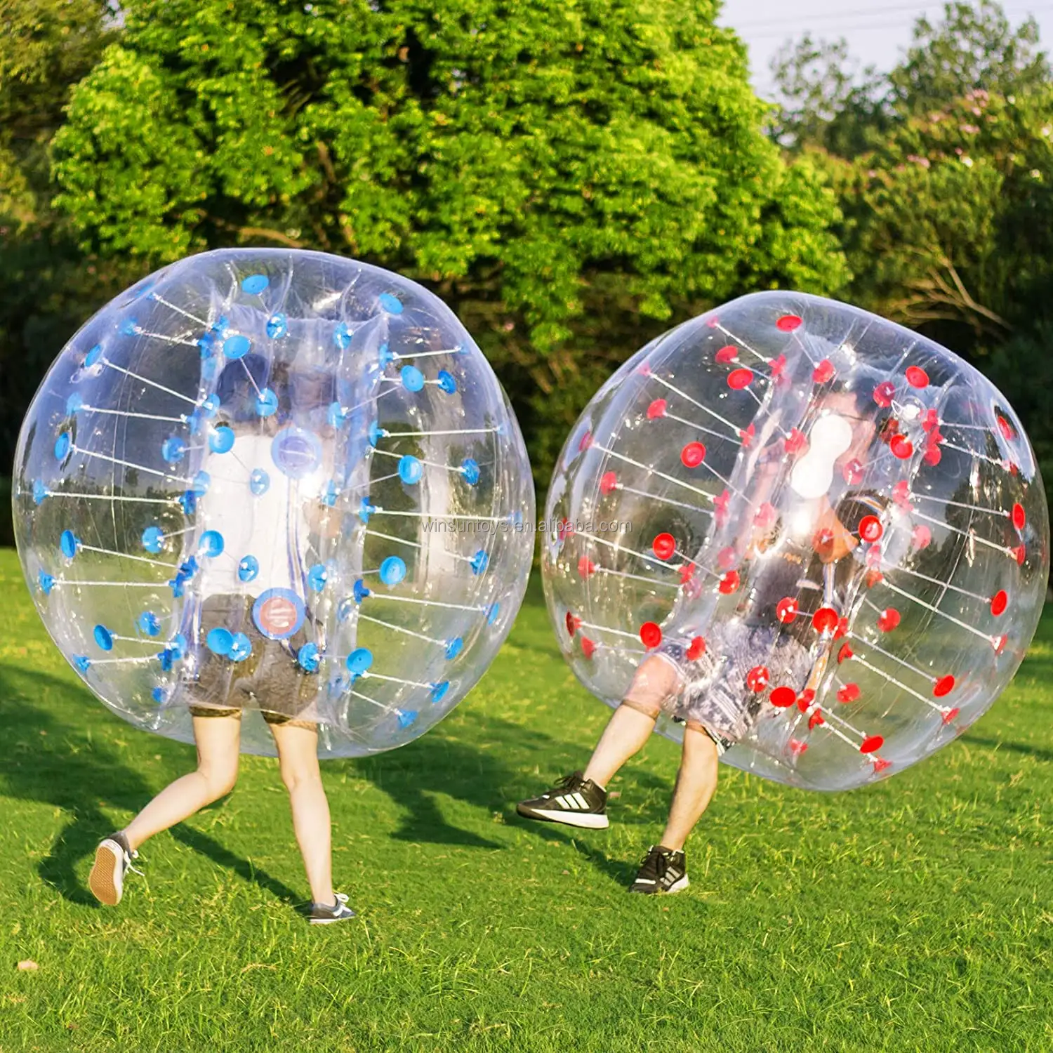 Interactieve Koop Opblaasbare Bumper Voetbal Te Huur, Opblaasbare Buddy Bumper Ballen, Opblaasbare Bump Hamster Sportballen Verkoop