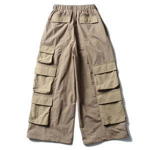 <span class=keywords><strong>Pantaloni</strong></span> Cargo Unisex Traspiranti ad Asciugatura Rapida <span class=keywords><strong>con</strong></span> Vita Elastica, Tasche Multiple, Dettagli Metallici e Regolabili - Product Image 6