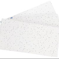 Panneaux de plafond en laine minérale blanche ignifugée les plus vendus, grille de plafond pour cuisine, salon, salle de sport, hôtel, hôpital, rénovations