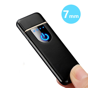 Briquet électronique rechargeable USB à succès – Design moderne, cadeau d'affaires, promotion, allumage tactile - Product Image 3