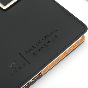 Ensemble cadeau d'entreprise de luxe pour hommes, carnet en cuir et stylo avec logo personnalisé pour la fête des pères, promotion de bureau - Product Image 3