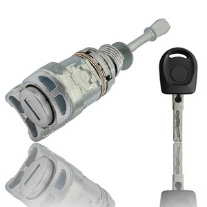 For Cylindrical <b>Lock</b> DZ234M2 For Magotan Left Side Door <b>Lock</b> Cylinder With 1 Key Light Grey Plastic Copper Zinc Alloy - Product Image 1