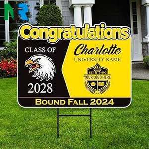 Cartelloni pubblicitari in plastica ondulata resistente da 18*24 pollici personalizzati cartelli per agenti immobiliari politici imprese - Product Image 5