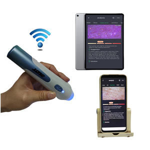 Manejar Wifi Microscopio Belleza Analizador facial Equipo detector Inalámbrico WIFI Tri Spectral AI Analizador de piel inteligente - Product Image 2