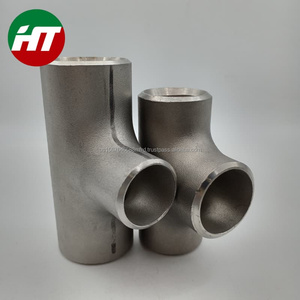 Asme B16 9 Reductor de soldadura a tope de material Tubo de codo de 45 grados Astm A234 Wpb Seamless Equal Tee - Product Image 3
