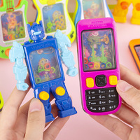 Distributeur d'eau créatif pour enfants, jeu de lancer d'anneaux en forme de téléphone, machine de jeu classique nostalgique en plastique pour les jeunes de 7 à 14 ans