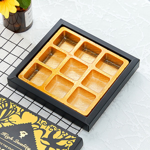 Ngành Công Nghiệp Bán Buôn Giá Trung Quốc Biểu Tượng Tùy Chỉnh Tốt Nhất Giấy 9 Thanh Thực Phẩm Hộp Quà Tặng Cho Sô Cô La Kẹo Với Nhựa <span class=keywords><strong>Inset</strong></span> - Product Image 5