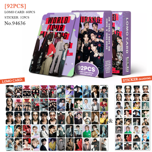 92 pièces KPOP Kpop Bulletproof Boy Scouts V/Jungkook/<span class=keywords><strong>RM</strong></span>/Sugar/<span class=keywords><strong>Jin</strong></span>/Jimin : Cartes photo et autocollants, Cadeau pour fans, Artisanat en papier, Impression numérique - Product Image 1