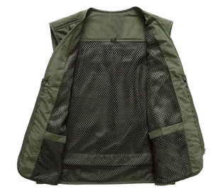 Bán Sỉ Áo Gi Lê Câu Cá Nhẹ Khô Nhanh Và Thoáng Khí Tiện Ích Ngoài Trời Chaleco Thường Ngày Nhiều Túi Cho Nam - Product Image 3