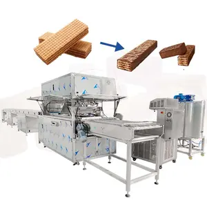 Oceaancake Chocolade Dip Koelapparaat Machine Donut Chocolade Coating Productielijn Voor Biscuit