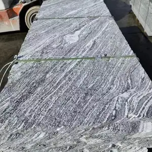Wholesale Dark Wave Light Granite Slab Tiles For Outdoor Floor Paving Cut To Size Customized