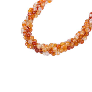 Collar de Piedras Preciosas con Cadena de Ágata Trenzada de 18 Pulgadas - Accesorio de Moda - Product Image 5