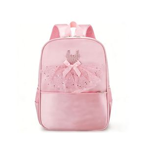Sac de danse en maille à sequins pour princesse de <span class=keywords><strong>ballet</strong></span>, sac à dos d'entraînement personnalisé avec logo - Product Image 6