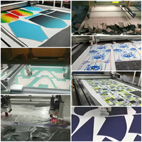 Machine de découpe automatique CNC à double tête horizontale avec couteau vibrant, contrôle PLC, haute précision, pour film en mousse PE, puissance 9KW