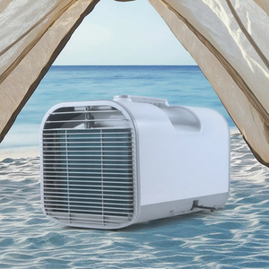 Compresor de Aire Acondicionado Portátil Todo en Uno 110V/220V con Enchufe Exclusivo para EE. UU. para Refrigeración de Carpas y Exteriores en el Hogar - Product Image 4