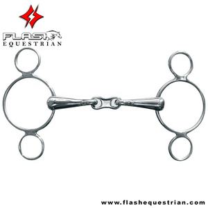 Brocas de acero inoxidable hechas a medida, broca de mordaza de acero inoxidable, estilo occidental holandés, brocas de plata alemana, enlace francés, 3 anillos - Product Image 5