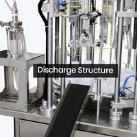 Machine de remplissage de liquides parfumés YETO 1-250 ml, équipée des fonctions de remplissage, de bouchage, de vissage et de serrage des bouteilles