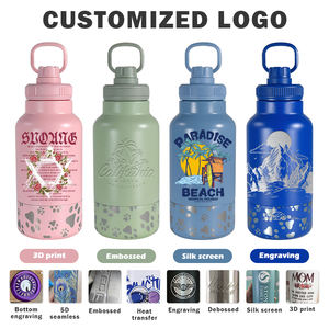 Dispensador de botella de agua portátil para perros de 35oz, 2 en 1, senderismo, Camping, exterior, aislado, botella de agua de viaje para perros con cuencos desmontables - Product Image 5