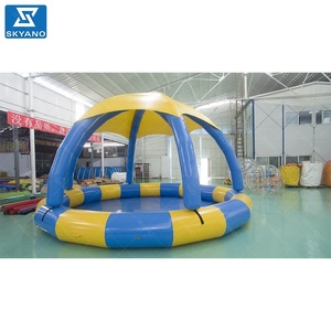 <span class=keywords><strong>Piscine</strong></span> <span class=keywords><strong>ronde</strong></span> gonflable extérieure avec tente dôme - Product Image 4