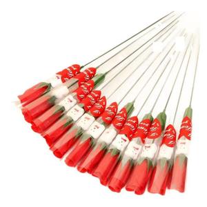 <span class=keywords><strong>Rosa</strong></span> di Seta di Alta Qualità <span class=keywords><strong>con</strong></span> Orsacchiotto in Schiuma per Regali Festa della Mamma e Festa degli Insegnanti - Product Image 3