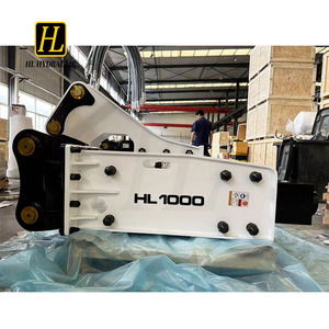 HL100 SB50 고품질 OEM 유압 브레이커 박스형 해머 (치즐 포함) 백호 및 사이드 스티어 로더용 - Product Image 5