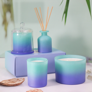 Di lusso <span class=keywords><strong>profumo</strong></span> di aromaterapia profumato <span class=keywords><strong>candela</strong></span> e Reed <span class=keywords><strong>diffusore</strong></span> regalo Set per la casa deodorante per la festa del compleanno di nozze - Product Image 2