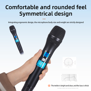 NX-04 không dây Micro một kéo bốn âm thanh chuyên nghiệp u-band FM Microphone cho hign-end KTV hội nghị sân khấu hiệu suất - Product Image 5